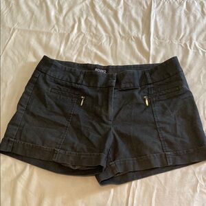 Soho Black Cargo Shorts with Tailored Fit